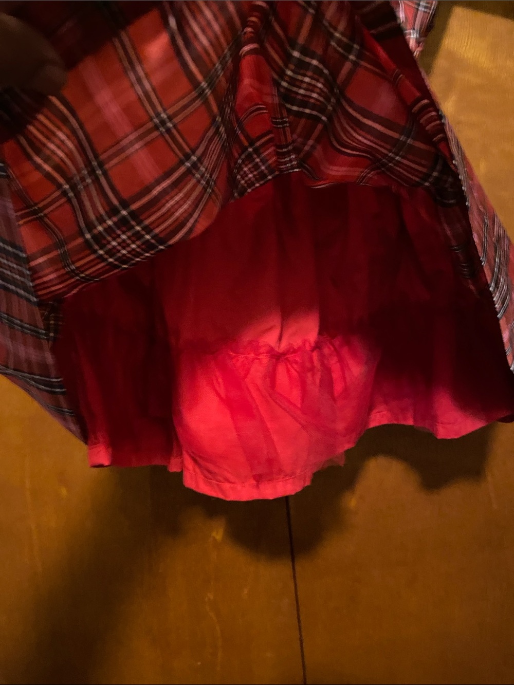 Baby Gap Reddish Pink Plaid Short-Sleeve Party Dress - Picture 11 of 14